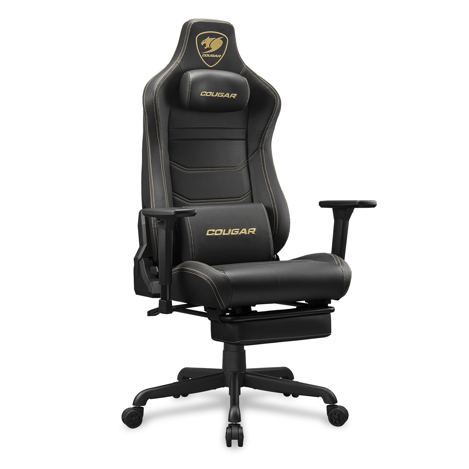Крісло офісне ігрове Cougar ARMOR EVO S Gold, чорний